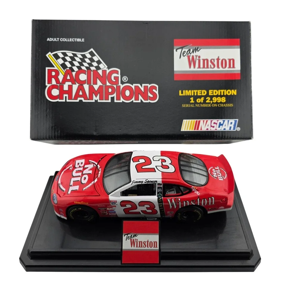 Racing Champions #23 Team Winston Jimmy Spencer 1:24 Diecast‎ Red White Car 1998